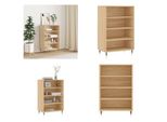 Vidaxl Credenza Sonoma Quercia 57X35X90 Cm Materiale A Base Di Legno - Credenza - Credenze - Credenza - Armadio