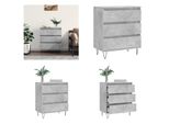 Vidaxl Credenza Betongrau 60X35X70 Cm Holzwerkstoff - Credenza - Credenze - Lagerschrank - Buffet