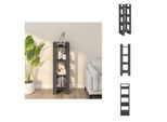 Vidaxl Libreria/Divisorio Grigio 41X35X125 Cm In Legno Di Pino Massiccio - Librerie E Scaffali