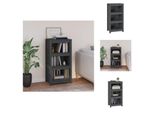 Vidaxl Scaffale Grigio 50X35X97 Cm In Legno Di Pino Massiccio - Librerie & Librerie