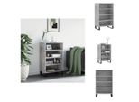 Vidaxl Credenza Grigio Cemento 57X35X90 Cm In Legno - Credenze