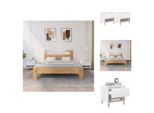 Vidaxl Comodini 2 Pz. Bianco Lucido 50X46X50 Cm Materiale A Base Di Legno - Comodini