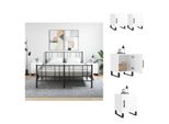Vidaxl Comodini 2 Pz. Bianco Lucido 40X40X50 Cm Materiale A Base Di Legno - Comodini