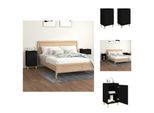 Vidaxl Comodini 2 Pezzi Neri 40X35X70 Cm In Legno - Comodini