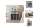 Vidaxl Comodino Grigio Cemento 43X36X50 Cm - Comodini