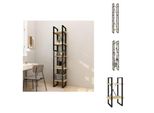 Vidaxl Libreria 5 Scomparti 40X30X175 Cm In Legno Di Pino Massiccio - Librerie & Librerie