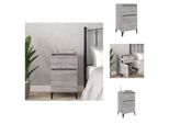 Vidaxl Comodino Grigio Sonoma 40X35X70 Cm - Comodini