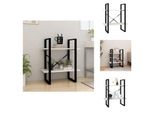 Vidaxl Libreria A 2 Scomparti Bianca 60X30X70 Cm In Legno Di Pino Massiccio - Librerie E Scaffalature