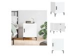 Vidaxl Comodino Bianco 40X40X50 Cm Materiale Legno - Comodini