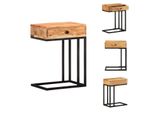 Vidaxl Tavolino A U 45X30X61 Cm In Legno Massiccio Di Acacia - Tavolini