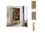 Vidaxl Scaffale Otta Con 2 Cassetti In Pino Massiccio Marrone - Librerie & Librerie