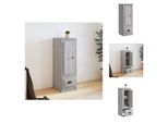 Vidaxl Credenza Grigio Sonoma 36X35,5X103,5 Cm Materiale A Base Di Legno - Credenze