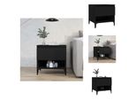 Vidaxl Tavolino Nero 50X46X50 Cm In Legno - Tavolini