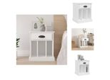 Vidaxl Comodino Bianco 43X36X50 Cm - Comodini