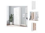 Vidaxl Libreria Bianca 82,5X30,5X185,5 Cm Materiale A Base Di Legno - Librerie E Librerie