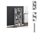 Vidaxl Libreria Grigio Sonoma 67X24X161 Cm Materiale A Base Di Legno - Librerie E Scaffalature