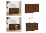 Vidaxl Credenza Look Rovere Marrone 100X33X59,5 Cm Materiale Legno - Credenza - Credenze - Armadio - Armadio Portaoggetti