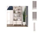 Vidaxl Credenza Hamar Pino Massiccio Bianco - Credenze