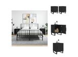 Vidaxl Comodini 2 Pezzi Neri 40X40X50 Cm In Legno - Comodini
