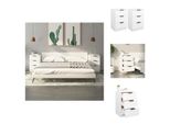 Vidaxl Comodini 2 Pz. Bianco 40X36X65 Cm - Comodini