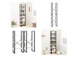 Vidaxl Scaffale Bianco 60X30X210 Cm In Pino Massiccio - Scaffale Di Stoccaggio - Scaffale Di Stoccaggio - Scaffale - Scaffali - Mensole