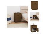 Vidaxl Comodino Marrone Miele 40X34X55 Cm In Legno Di Pino Massiccio - Comodini