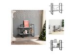 Vidaxl Libreria 2 Scomparti Grigio Cemento 100X30X70 Cm In Legno - Librerie E Scaffalature