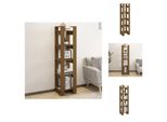 Vidaxl Scaffale/Divisorio Per Camera Marrone Miele 41X35X160Cm In Legno Di Pino Massiccio - Librerie & Librerie