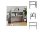 Vidaxl Consolle Grigio Cemento 80X30X80 Cm Materiale A Base Di Legno - Tavolini