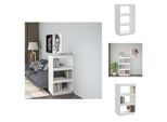 Vidaxl Libreria/Divisorio Bianco 60X35X103 Cm In Legno Di Pino Massiccio - Librerie E Scaffalature