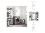 Vidaxl Armadio A Muro Bianco 34,5X34X90 Cm Materiale Legno - Credenze