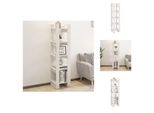 Vidaxl Libreria/Divisorio Bianco 41X35X160 Cm In Legno Di Pino Massiccio - Librerie E Scaffali