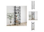 Vidaxl Armadio Alto Grigio Sonoma 80X30X210 Cm In Legno - Librerie E Scaffalature