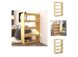 Vidaxl Libreria/Divisorio 80X35X135 Cm In Legno Di Pino Massiccio - Librerie E Scaffalature