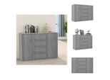 Vidaxl Credenza Grigio Sonoma 88X30X65 Cm Materiale A Base Di Legno - Credenze