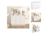 Vidaxl Credenza Bianca 90,5X30X70 Cm In Legno - Credenze