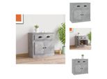 Vidaxl Credenza Grigio Cemento 70X35,5X67,5 Cm Materiale Legno - Credenze
