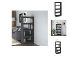 Vidaxl Libreria/Divisorio Grigio 60X35X135 Cm In Legno Di Pino Massiccio - Librerie E Scaffali