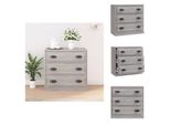 Vidaxl Credenza Grigio Sonoma 70X35,5X67,5 Cm Materiale A Base Di Legno - Credenze