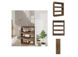 Vidaxl Libreria/Divisorio Per Camera In Rovere Marrone 80X30X103 Cm Materiale A Base Di Legno - Librerie E Scaffalature