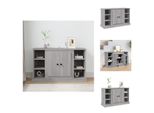 Vidaxl Credenza Grigio Sonoma 100X35,5X60 Cm Materiale A Base Di Legno - Credenze