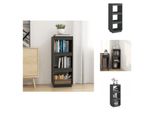 Vidaxl Libreria/Divisorio Grigio 40X35X103 Cm In Legno Di Pino Massiccio - Librerie E Scaffalature