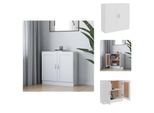 Vidaxl Libreria Bianca 82,5X30,5X80 Cm Materiale A Base Di Legno - Librerie & Librerie