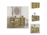 Vidaxl Credenza Rovere Sonoma 120X30X75 Cm Materiale Legno - Credenze