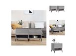 Vidaxl Tavolini 2 Pz. Grigio Sonoma 50X46X50 Cm Materiale A Base Di Legno - Tavolini