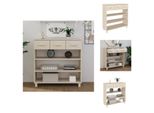 Vidaxl Consolle Hamar Marrone Miele 90X35X90 Cm In Legno Di Pino Massiccio - Tavolini