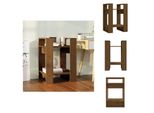 Vidaxl Scaffale/Divisorio Per Camera Marrone Miele 41X35X57Cm In Legno Di Pino Massiccio - Librerie & Librerie
