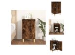 Vidaxl Comodino Rovere Fumé 40X35X70 Cm Materiale A Base Di Legno - Comodini