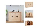 Vidaxl Credenza 100X35X74 Cm In Legno Di Pino Massiccio - Credenze