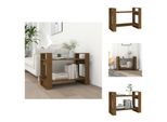 Vidaxl Libreria/Divisorio Per Camera Marrone Miele 80X35X56,5 Cm In Legno Massiccio - Librerie E Scaffalature